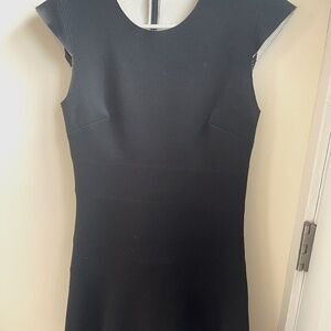 Black Sandro Scuba Minidress size 2 (about a size 6 US)